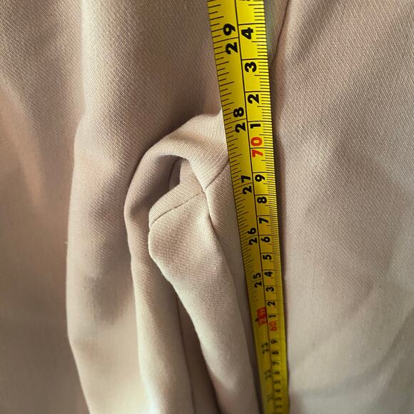 Abercrombie & Fitch Tan Khaki Sloane Pleated Wide Leg Dress Pants size 00 Short - Picture 11 of 13